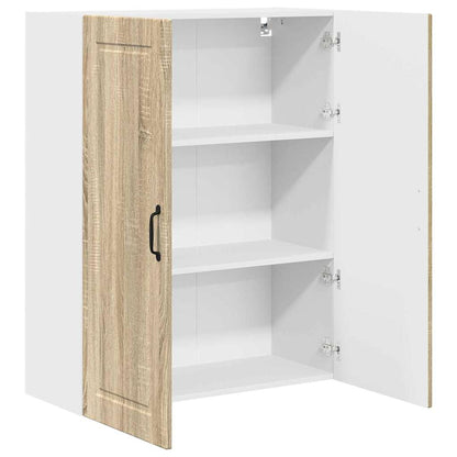 Kitchen Wall Cabinet with Shelf Sonoma Oak 80 x 31 x 100 cm