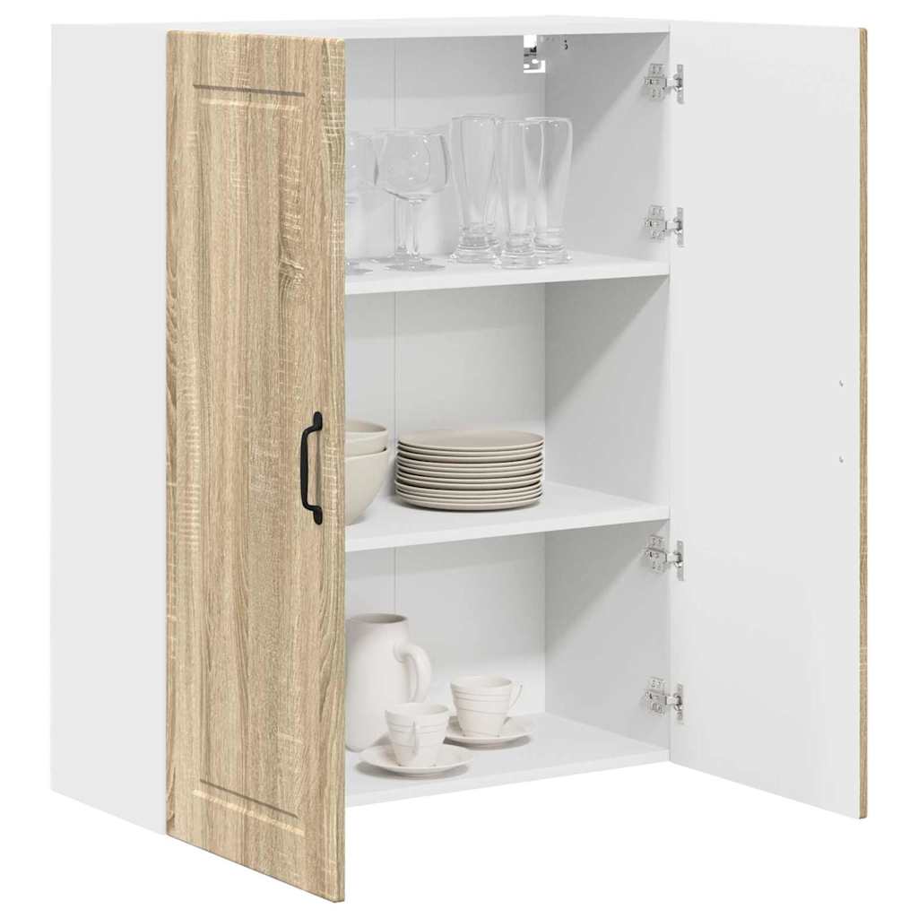 Kitchen Wall Cabinet with Shelf Sonoma Oak 80 x 31 x 100 cm