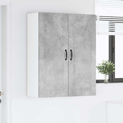 Kitchen Wall Cabinet with Shelf Concrete Grey 80 x 31 x 100 cm