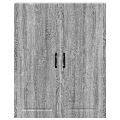 Kitchen Wall Cabinet with Shelf Grey Sonoma 80 x 31 x 100 cm