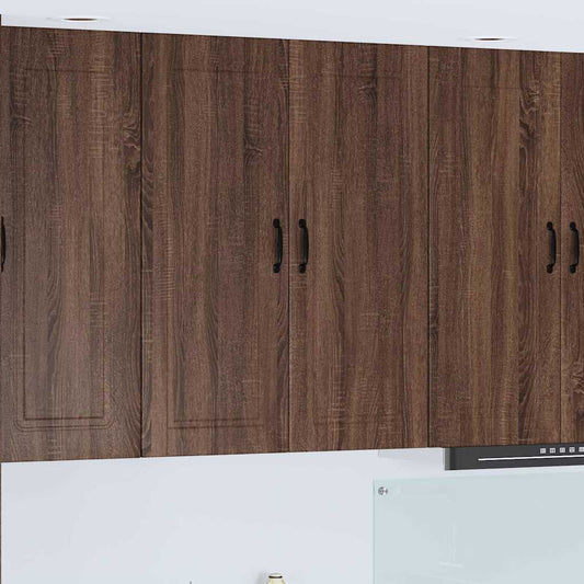 Kitchen Wall Cabinet Brown Oak 80 x 31 x 100 cm Engineered Wood