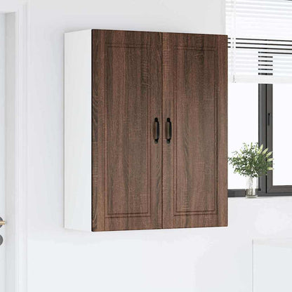 Kitchen Wall Cabinet Brown Oak 80 x 31 x 100 cm Engineered Wood