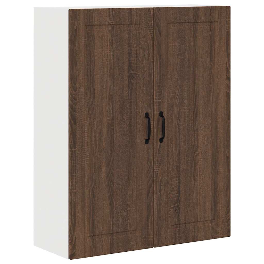 Kitchen Wall Cabinet Brown Oak 80 x 31 x 100 cm Engineered Wood