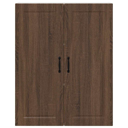Kitchen Wall Cabinet Brown Oak 80 x 31 x 100 cm Engineered Wood