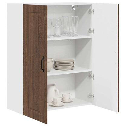 Kitchen Wall Cabinet Brown Oak 80 x 31 x 100 cm Engineered Wood