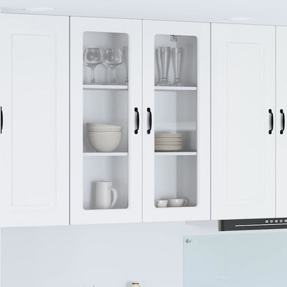 Kitchen Wall Cabinet White 80 x 31 x 100 cm Engineered Wood
