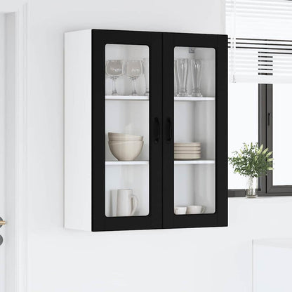 Kitchen Wall Cabinet Black 80 x 31 x 100 cm Engineered Wood