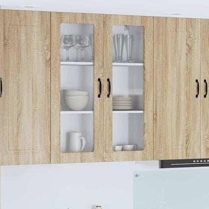 Kitchen Wall Cabinet with Shelf Sonoma Oak 80 x 31 x 100 cm
