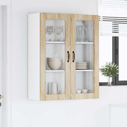 Kitchen Wall Cabinet with Shelf Sonoma Oak 80 x 31 x 100 cm