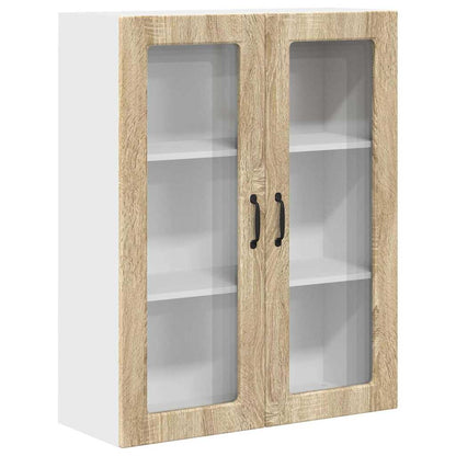 Kitchen Wall Cabinet with Shelf Sonoma Oak 80 x 31 x 100 cm