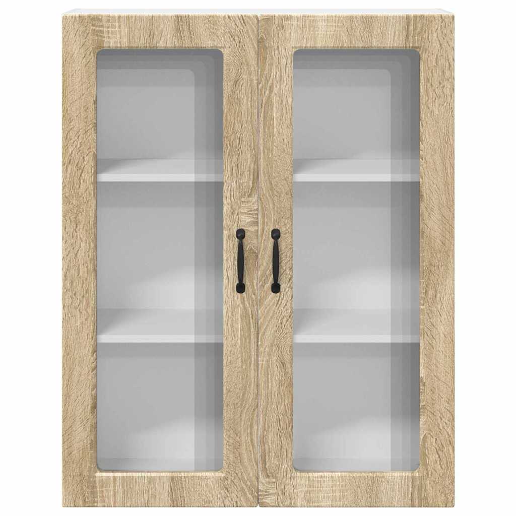 Kitchen Wall Cabinet with Shelf Sonoma Oak 80 x 31 x 100 cm