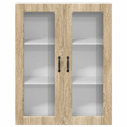 Kitchen Wall Cabinet with Shelf Sonoma Oak 80 x 31 x 100 cm