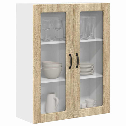 Kitchen Wall Cabinet with Shelf Sonoma Oak 80 x 31 x 100 cm