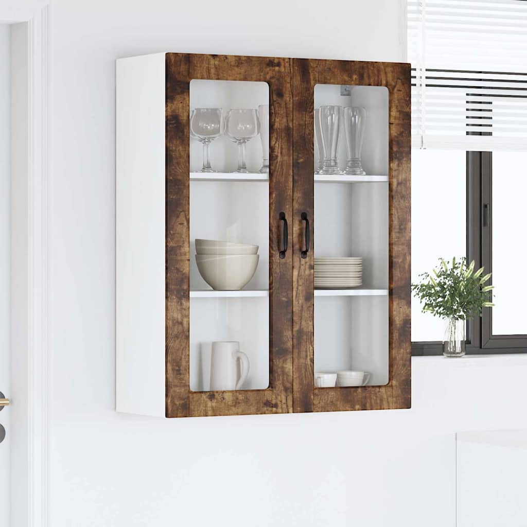 Kitchen Wall Cabinet with Shelf Smoked Oak 80 x 31 x 100 cm