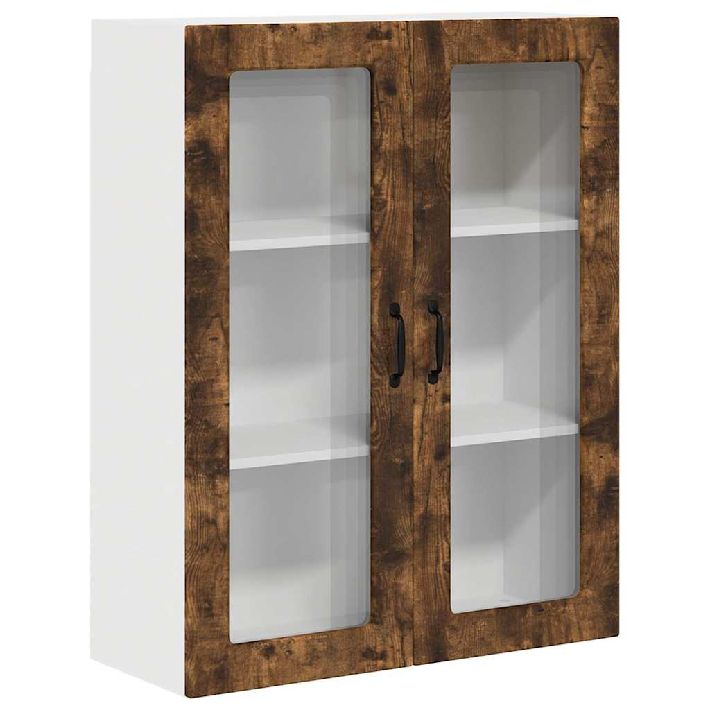 Kitchen Wall Cabinet with Shelf Smoked Oak 80 x 31 x 100 cm