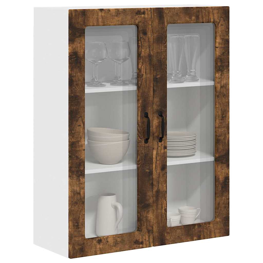 Kitchen Wall Cabinet with Shelf Smoked Oak 80 x 31 x 100 cm