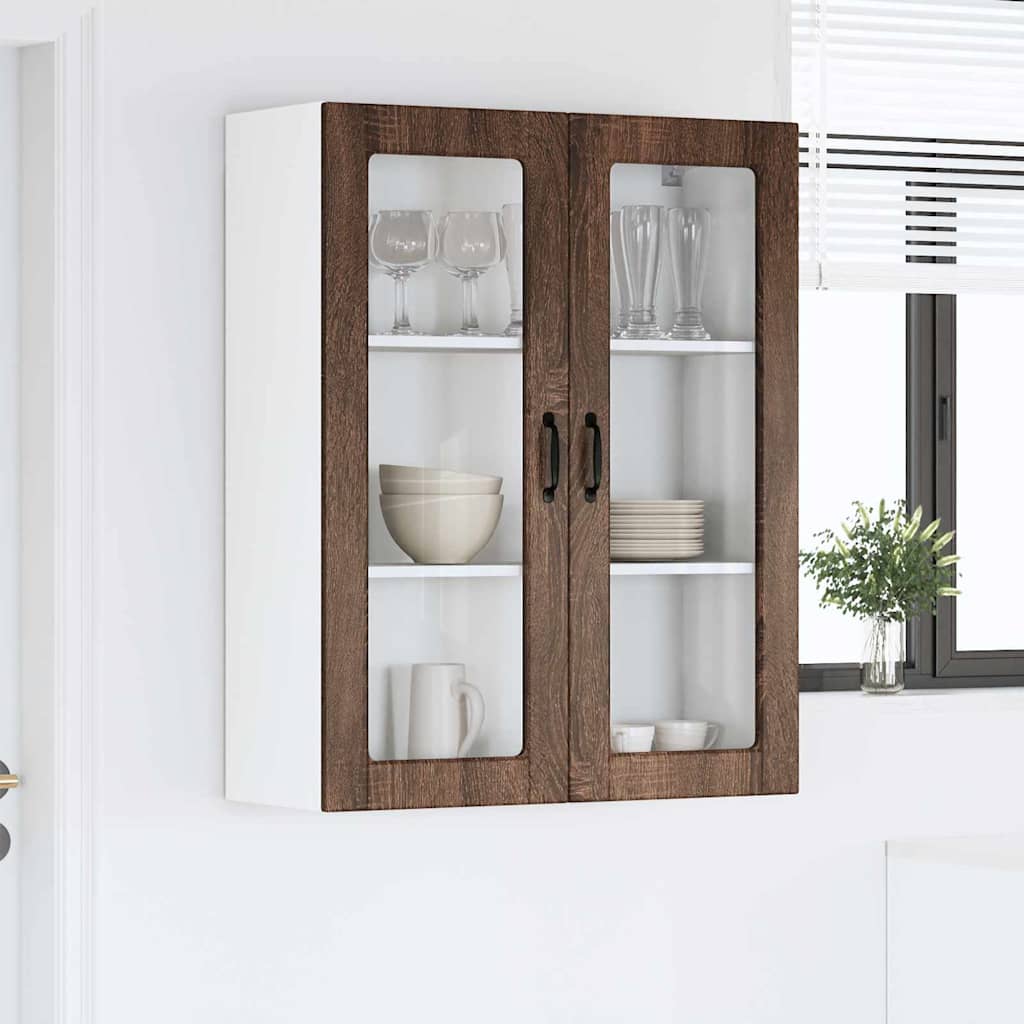 Kitchen Wall Cabinet Brown Oak 80 x 31 x 100 cm Engineered Wood