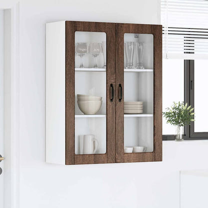 Kitchen Wall Cabinet Brown Oak 80 x 31 x 100 cm Engineered Wood