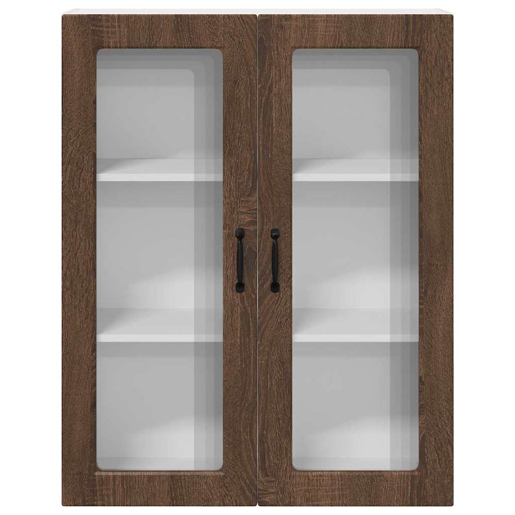 Kitchen Wall Cabinet Brown Oak 80 x 31 x 100 cm Engineered Wood