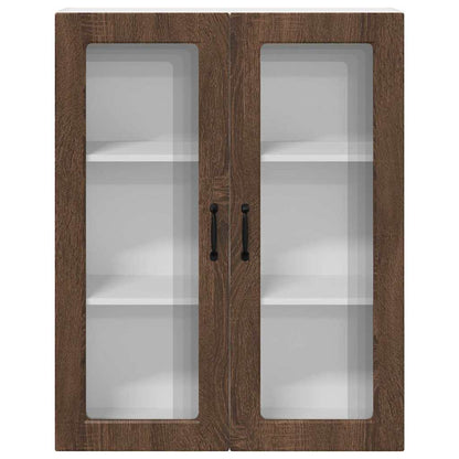 Kitchen Wall Cabinet Brown Oak 80 x 31 x 100 cm Engineered Wood