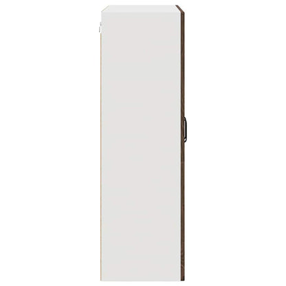 Kitchen Wall Cabinet Brown Oak 80 x 31 x 100 cm Engineered Wood