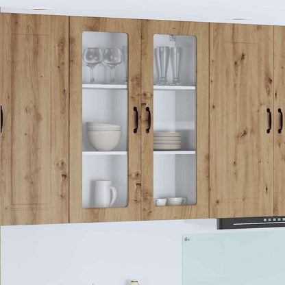 Kitchen Wall Cabinet with Shelf Artisan Oak 80 x 31 x 100 cm