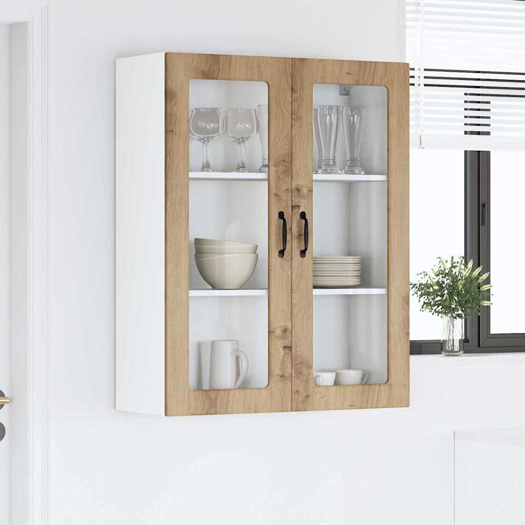 Kitchen Wall Cabinet with Shelf Artisan Oak 80 x 31 x 100 cm