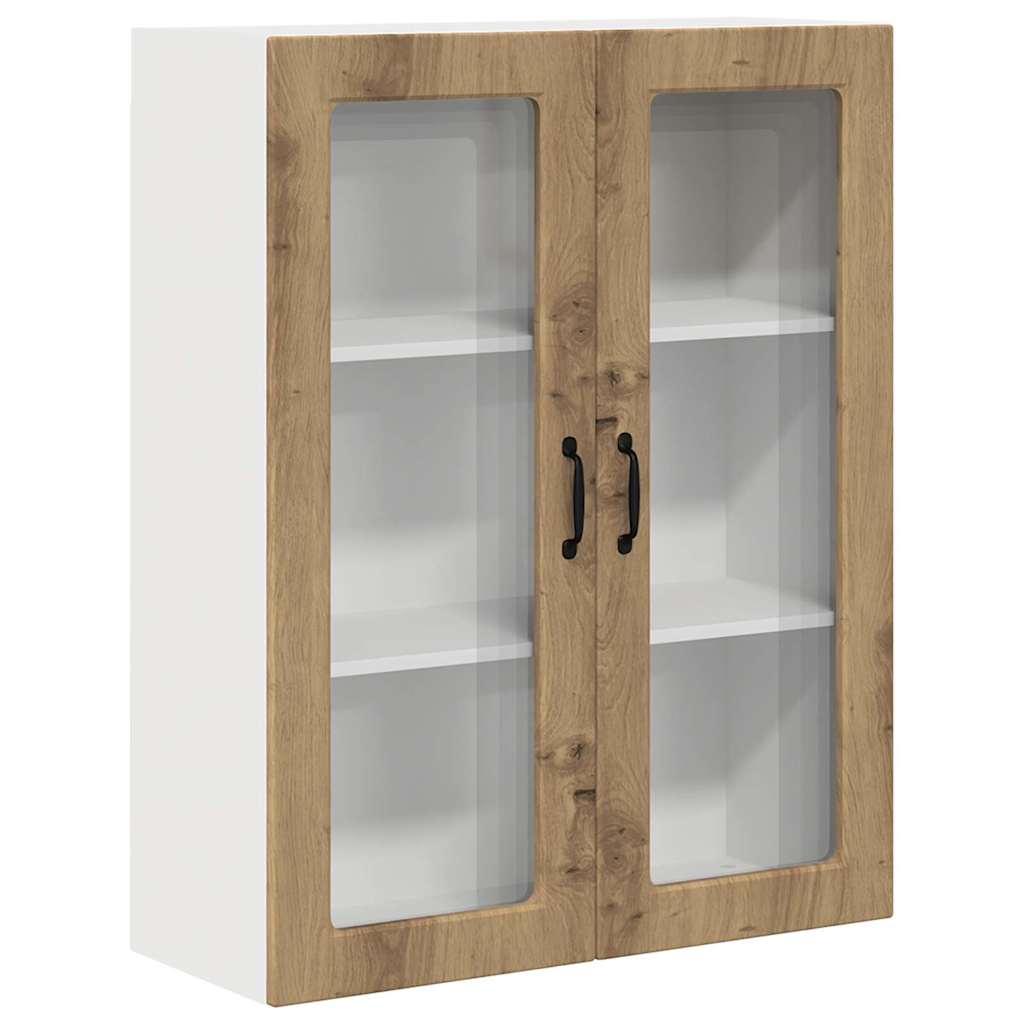 Kitchen Wall Cabinet with Shelf Artisan Oak 80 x 31 x 100 cm