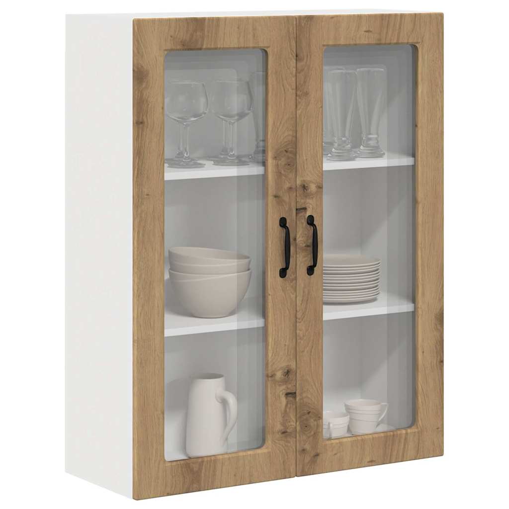 Kitchen Wall Cabinet with Shelf Artisan Oak 80 x 31 x 100 cm