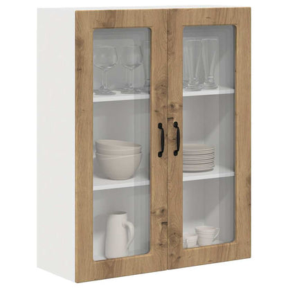 Kitchen Wall Cabinet with Shelf Artisan Oak 80 x 31 x 100 cm