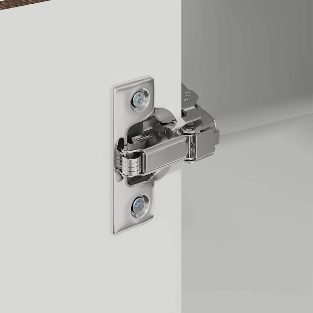 Kitchen Wall Cabinet Brown Oak 57 x 57 x 100 cm Engineered Wood