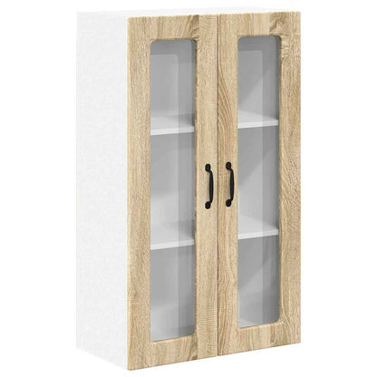 Kitchen Wall Cabinet with Shelf Sonoma Oak 60 x 31 x 100 cm