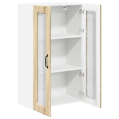 Kitchen Wall Cabinet with Shelf Sonoma Oak 60 x 31 x 100 cm