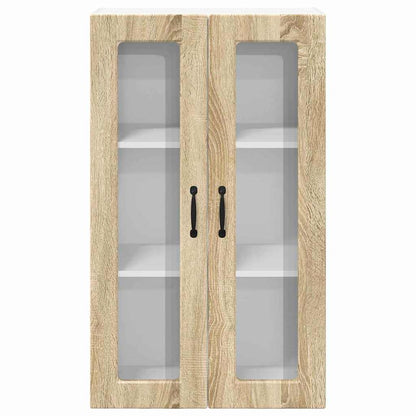 Kitchen Wall Cabinet with Shelf Sonoma Oak 60 x 31 x 100 cm
