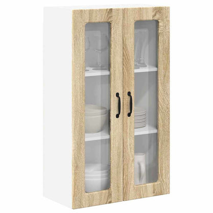 Kitchen Wall Cabinet with Shelf Sonoma Oak 60 x 31 x 100 cm