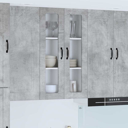 Kitchen Wall Cabinet with Shelf Concrete Grey 60 x 31 x 100 cm
