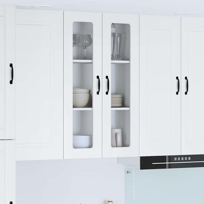 Kitchen Wall Cabinet High Gloss White 60 x 31 x 100 cm