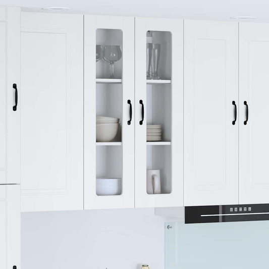 Kitchen Wall Cabinet High Gloss White 60 x 31 x 100 cm