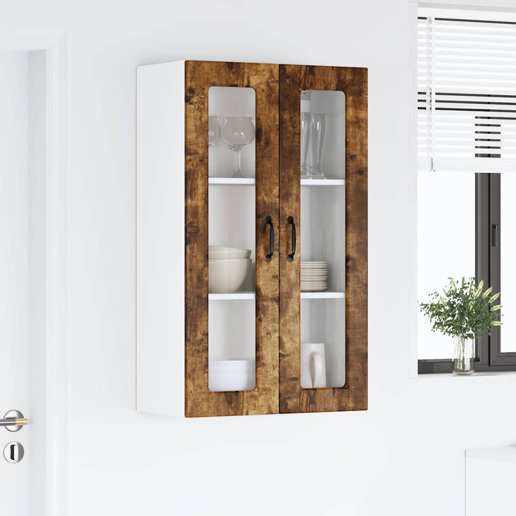 Kitchen Wall Cabinet with Shelf Smoked Oak 60 x 31 x 100 cm