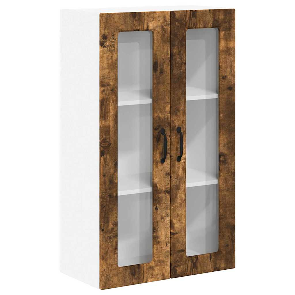 Kitchen Wall Cabinet with Shelf Smoked Oak 60 x 31 x 100 cm