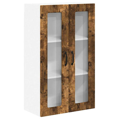 Kitchen Wall Cabinet with Shelf Smoked Oak 60 x 31 x 100 cm