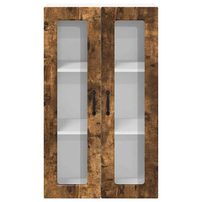 Kitchen Wall Cabinet with Shelf Smoked Oak 60 x 31 x 100 cm