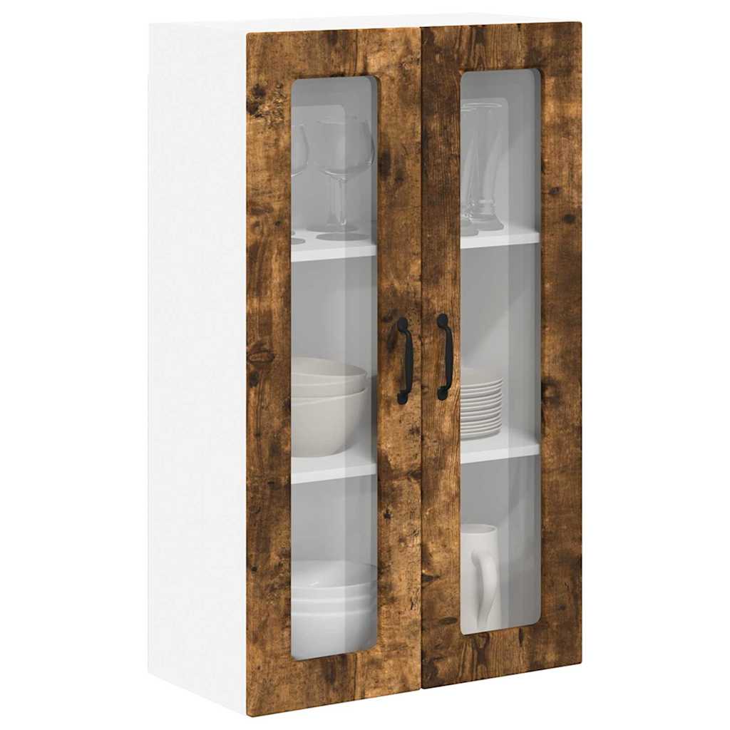 Kitchen Wall Cabinet with Shelf Smoked Oak 60 x 31 x 100 cm