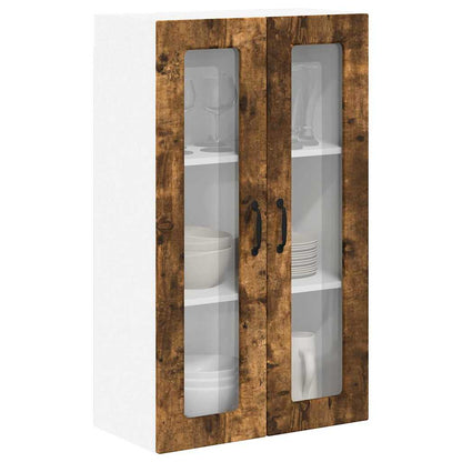 Kitchen Wall Cabinet with Shelf Smoked Oak 60 x 31 x 100 cm