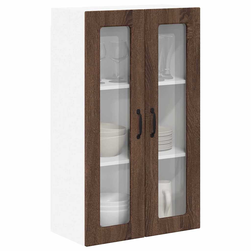 Kitchen Wall Cabinet Brown Oak 60 x 31 x 100 cm Engineered Wood