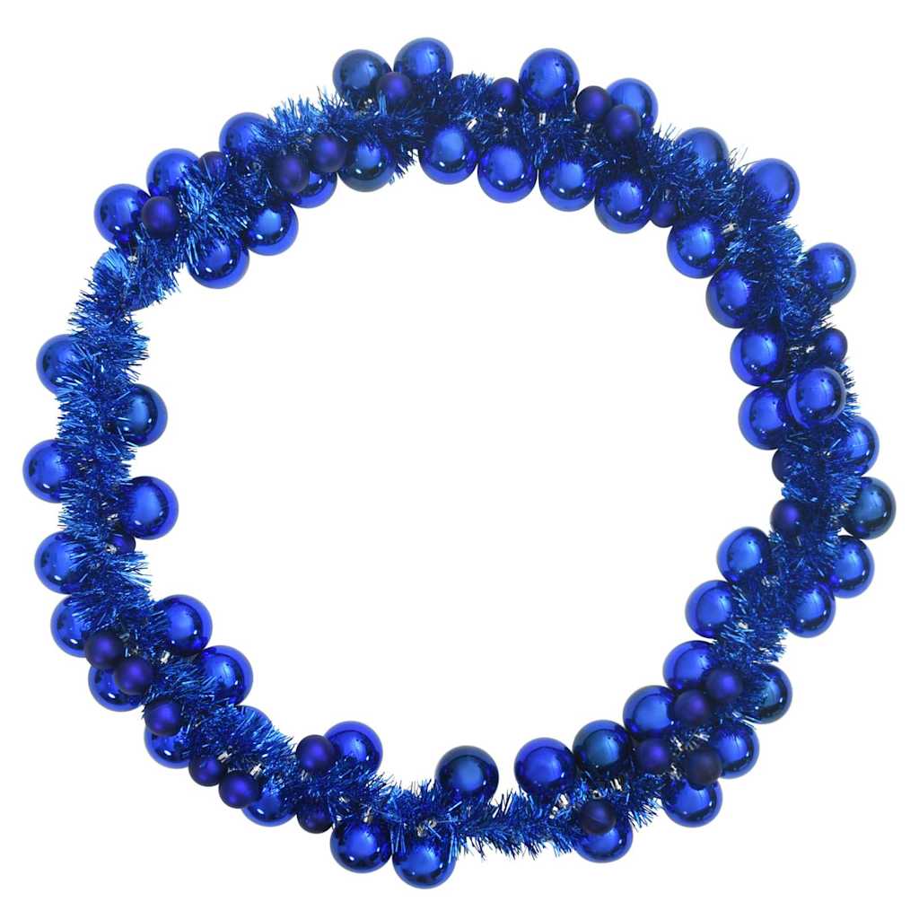 Christmas Ball Garland Blue 186 cm Polystyrene