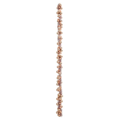 Christmas Ball Garland Rose Gold 186 cm Polystyrene