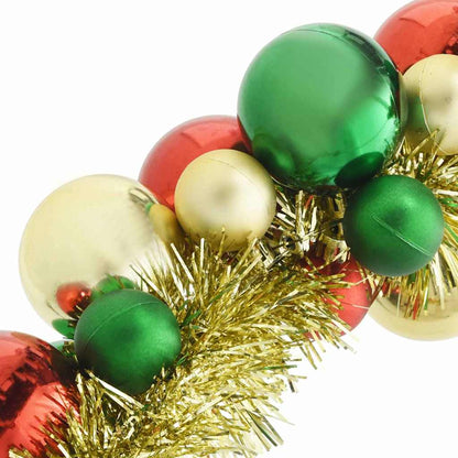 Christmas Ball Garland Multicolour 186 cm Polystyrene