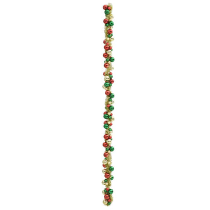 Christmas Ball Garland Multicolour 186 cm Polystyrene