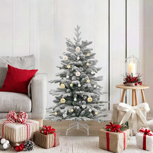 Christmas Bauble Set 40 pcs White and Gold